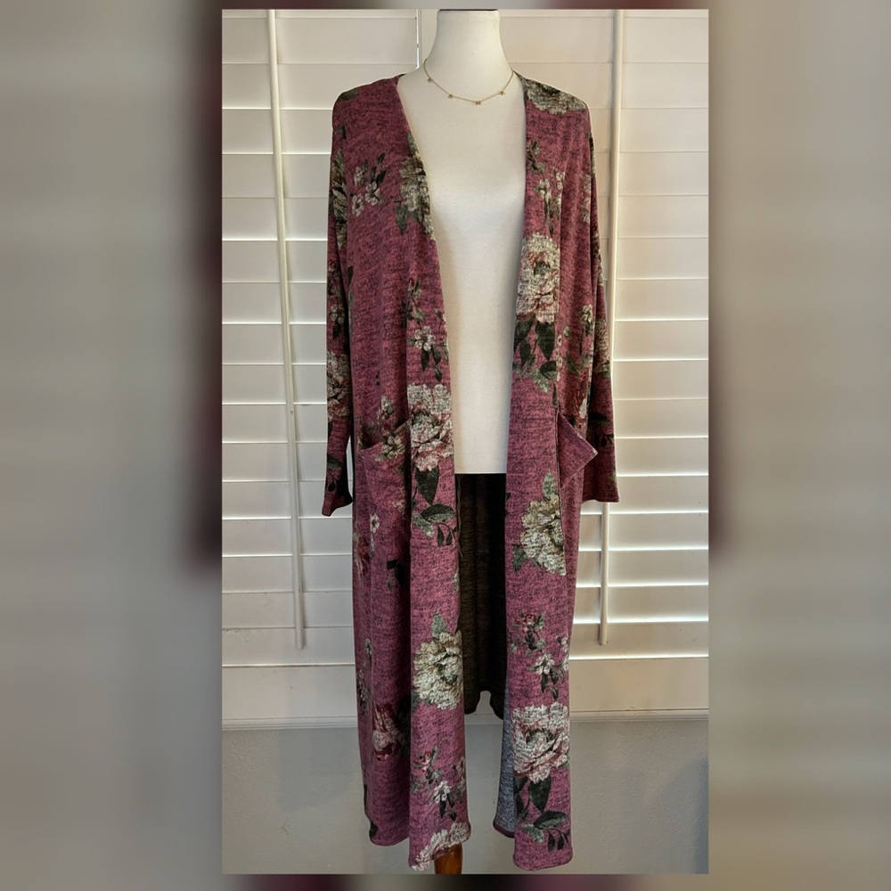 💗LULAROE • “Sarah” Maxi Cardigan Sweater (XL/fits 14-18)